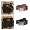 Fashion Enthusiasts PU Belt for Skirt Female Waist Belt with Butterfly Buckle