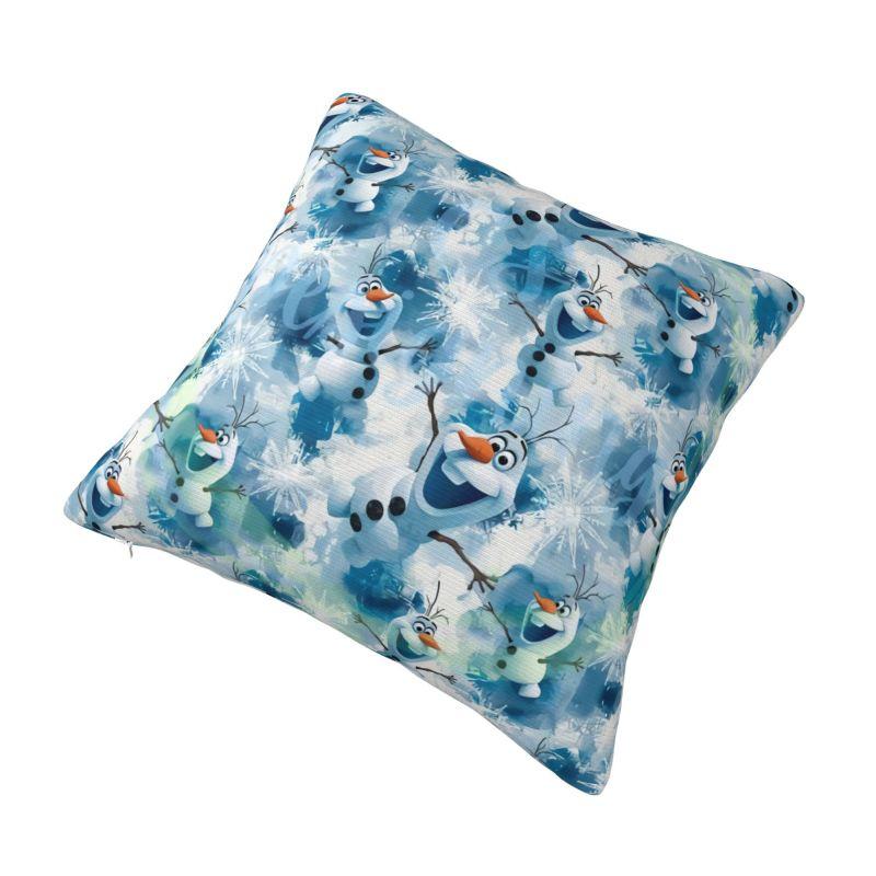 Custom Frozen Olaf Elsa Manga Pillow Case 45x45cm Nordic Cushion Cover Soft Pillowcase