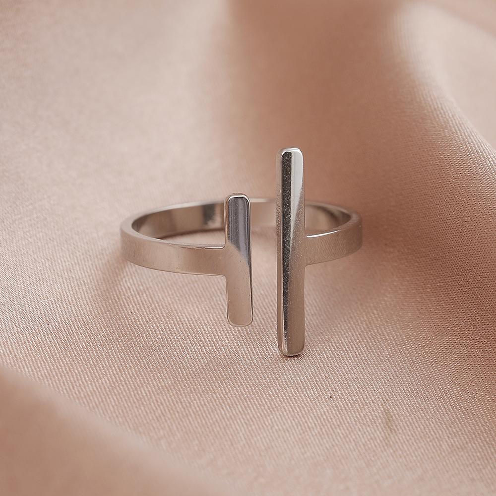Stainless Steel Ring Vintage Daisies Flowers Open Fashion Ladies Couple Adjustable Rings For Women Zircon Aesthetic Girls Gifts