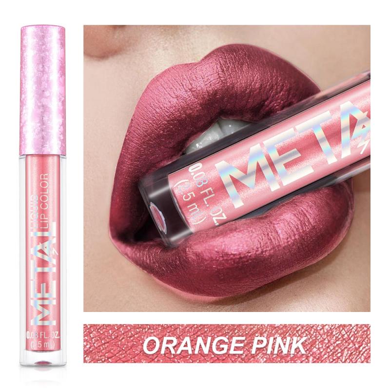 Sexy Long Lasting Matte Liquid Lipstick Waterproof Lip Gloss Sparkling Diamond Pearl Beauty