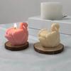 Swan Candle Mold 3D Beautiful Swan Silicone Mold Handmade Ice Cream Fondant Moulds DIY Chocolate Candy Decorating Tool
