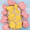 8Pcs Cookie Cutter Animal Shape Food Grade Plastic Biscuit Baking Mold Cutter for Cookies Fondant