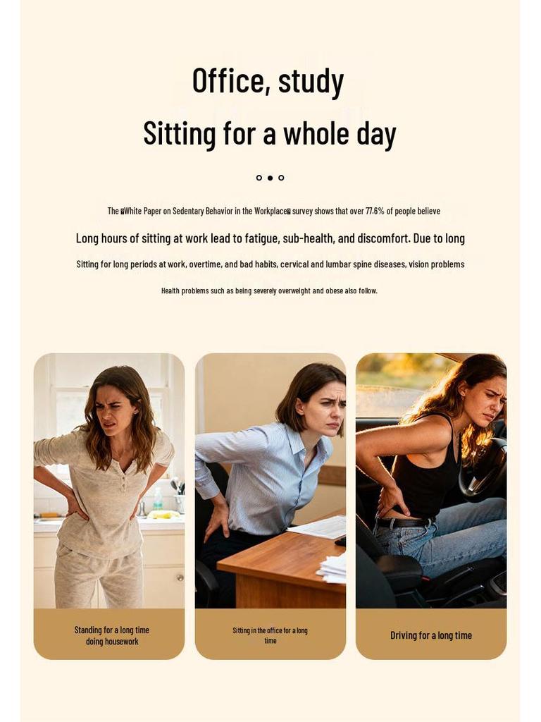 Rechargeable Wireless Massage Pad for Home & Office: Lumbar Support & Vibration Relaxation