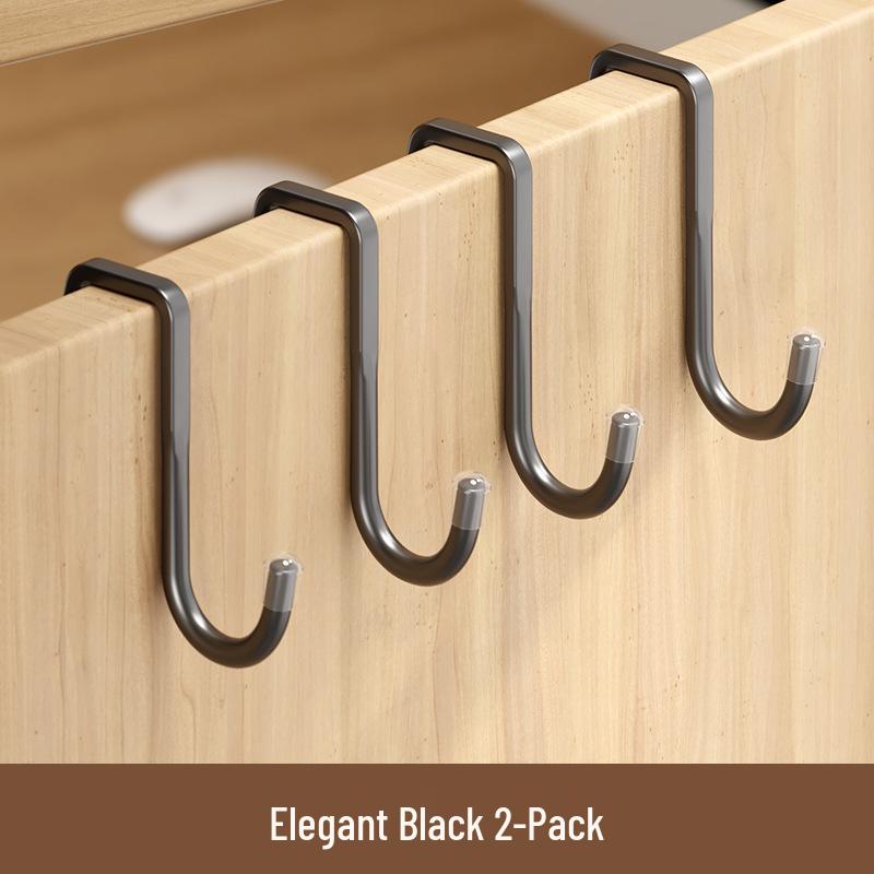 Stainless Steel No-Drill Multi-Purpose S-Shaped Hook for Kitchen, Bathroom, and Dormitory Use