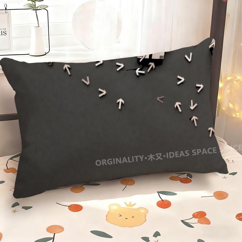 Geometric Pattern Rectangular Pillowcase Suitable For Sofa Bedroom Car Pillow Cover Cushion Rectangular Back Cushion 30x50cm