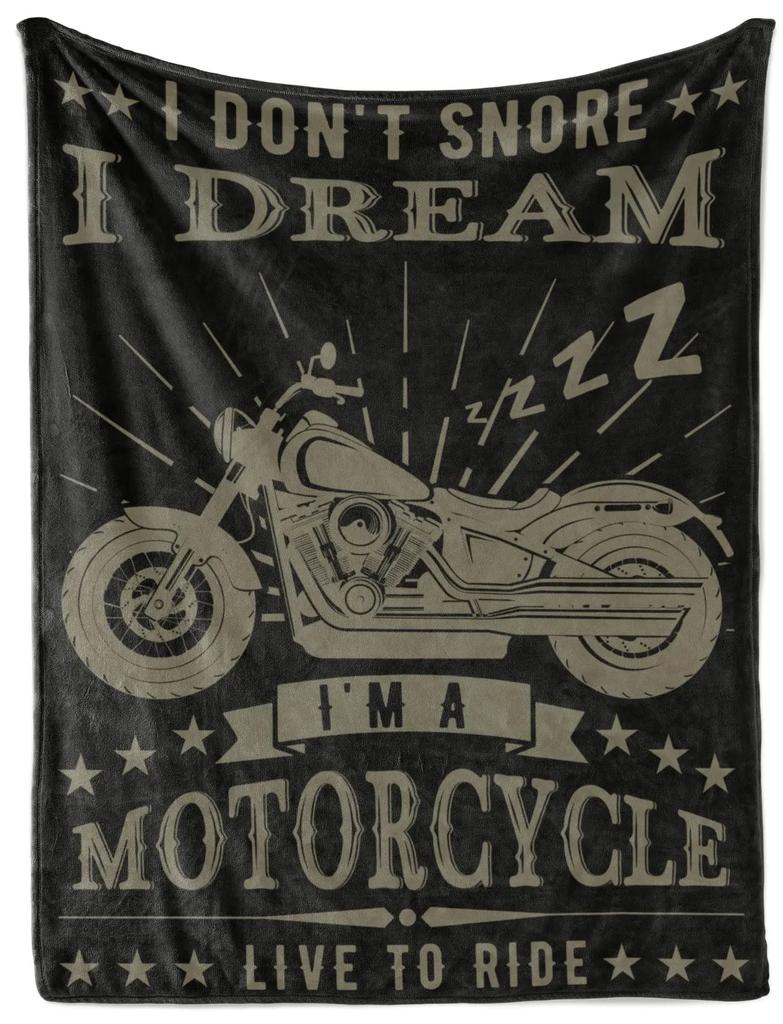 Prezenty 3D na motocykl dla mężczyzn i kobiet Koc do rzucania na kanapę, sofę, łóżko Pluszowy koc do rzucania Koc polarowy Miękka przytulna pościel do sypialni