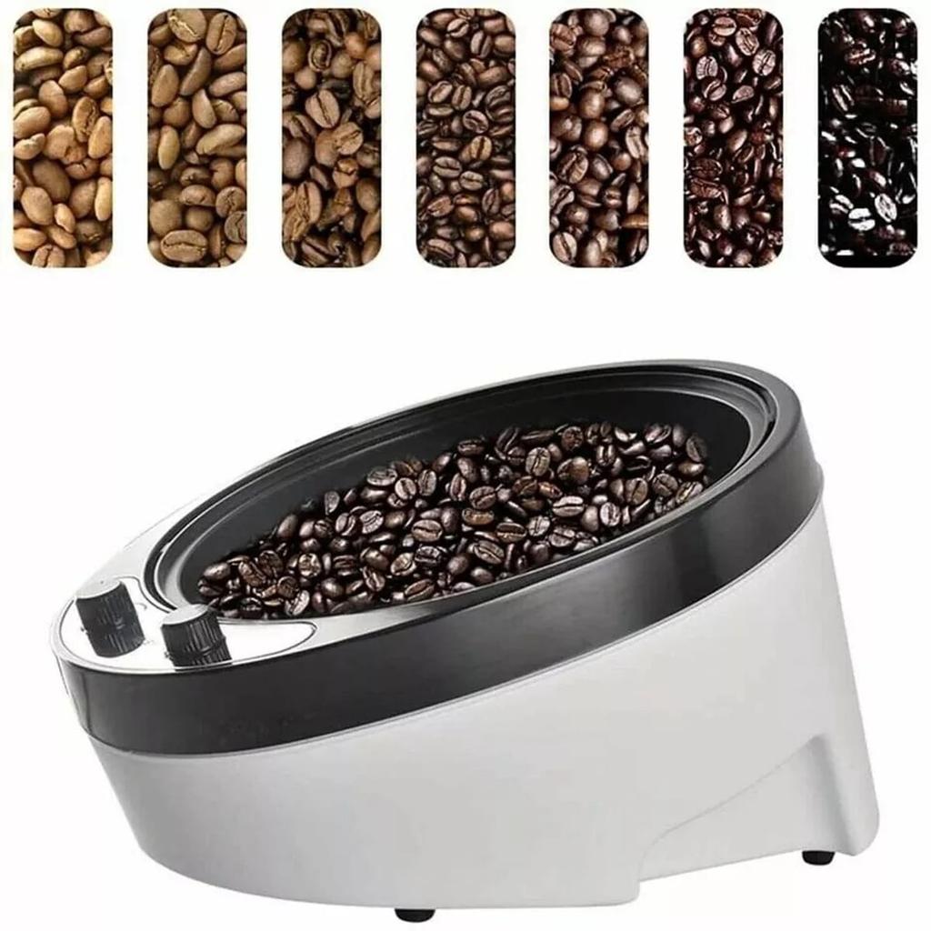 800W Electric Coffee Bean Roaster Household Roasting Machine, 0-240°C Non-Stick Nut Popcorn Coffee Roaster