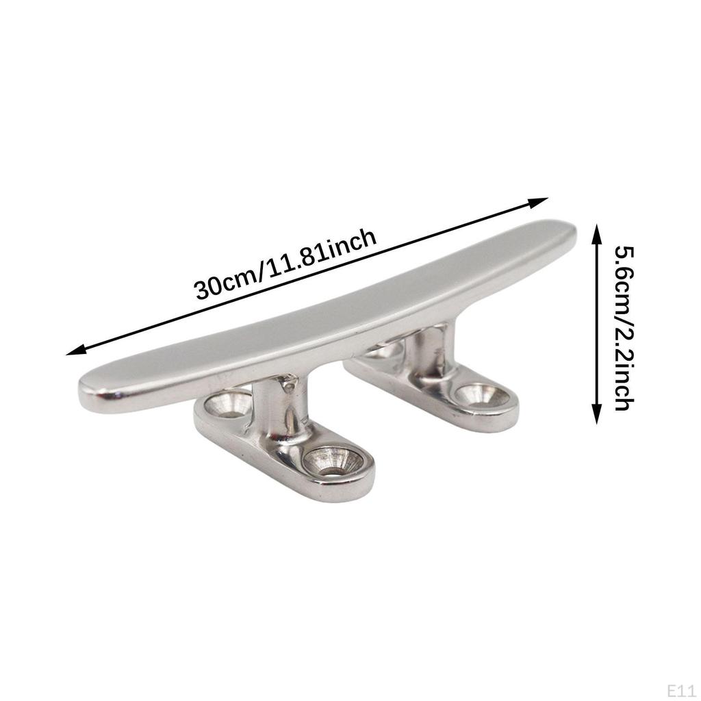 Boat Open Base Cleat Marine Hardware Mooring Dock for Canoes Yachts