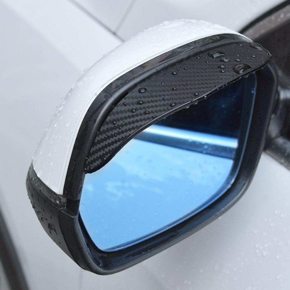 1 Pair Carbon Fiber Color Car Rearview Side Mirror Rain Board Eyebrow Guard