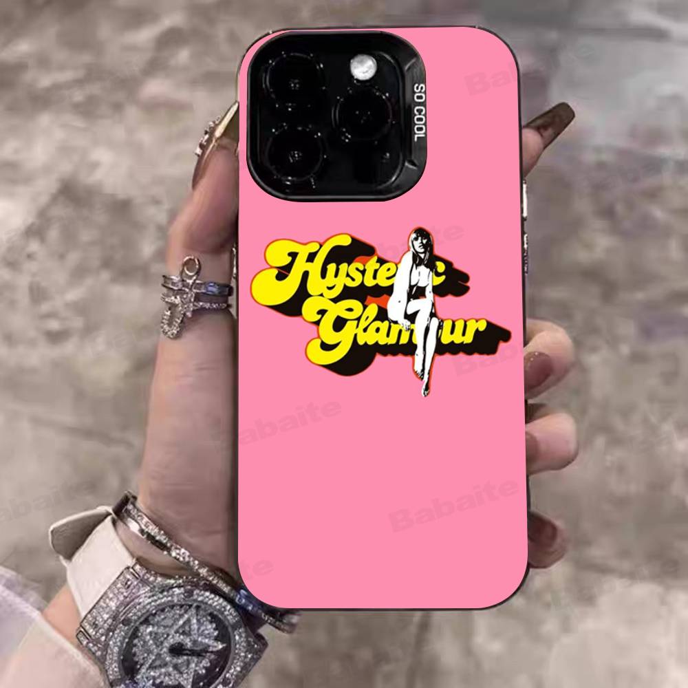 H-Hysteric G-Glamour Girl For IPhone 17 16 15 14 13 12 11 Pro Max Plus Matte Color Back Phone Cover
