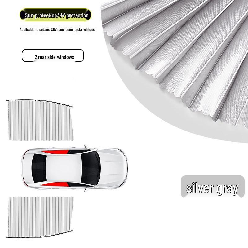 Magnetic Car Window Sunshade Curtains: Privacy & Heat Insulation for Small Cars