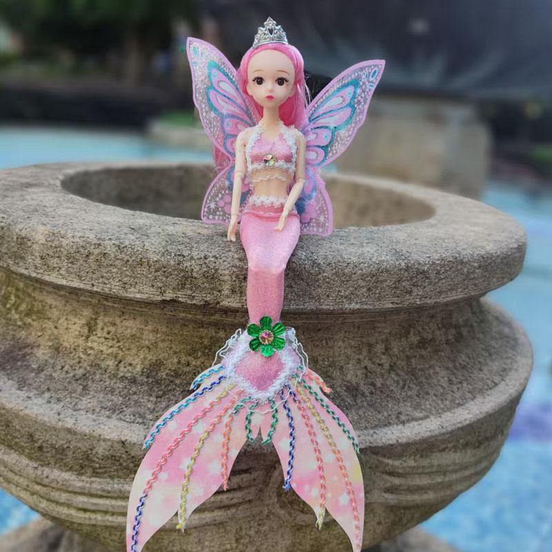 

Кукла-русалка с подсветкой, кукла, кукла-девочка, подарок, детская игрушка 45cm