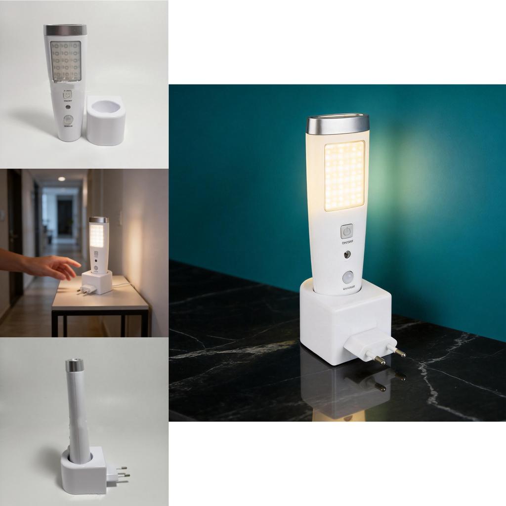 European Style Night Light With Motion Sensor Rechargeable For Home And Hotel Decor