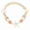 New seaside vacation style starfish shell necklace for women niche exquisite light luxury high beauty versatile collarbone chain