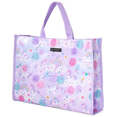 Bolsa de piscina estilo doce colorido para meninas, vinil, à prova d'água, repelente de água, bolsa de natação, fantasia de unicórnio CGN0354800