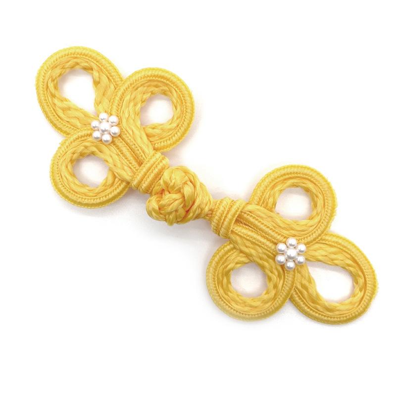 1 Pièce Nœud Chinois Style Chinois Fleur de Prunier DIY Accessoires Vêtements Hanfu Bouton Cheongsam Perle Fait Main