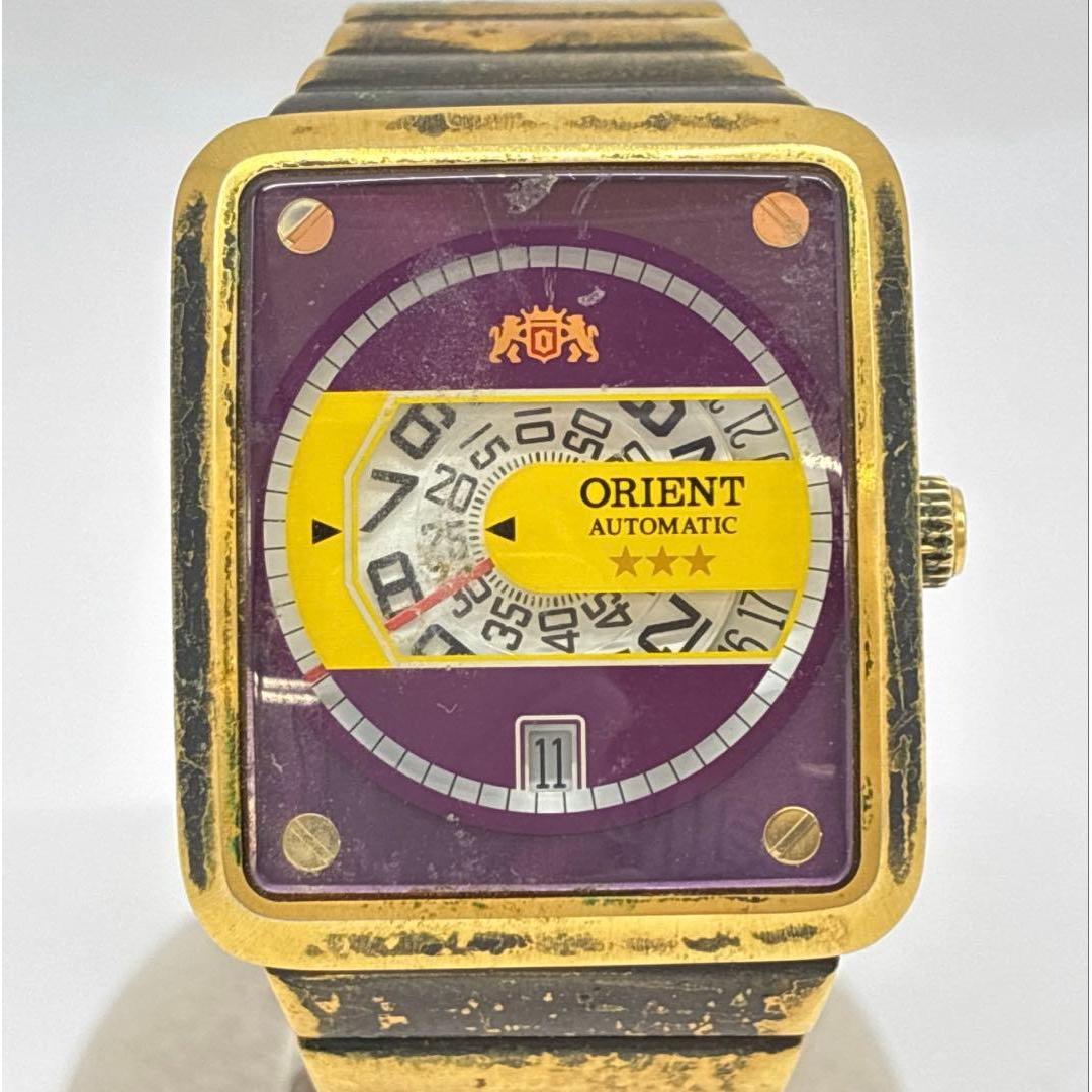 Used ORIENT Automatic automatic watch gold color