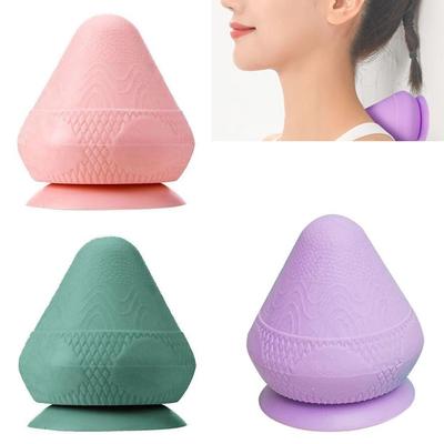 Massagegerät Triggerpunkt Fitnessball mit Saugnapf Wandmassagegerät Tragbarer Faszienmassageball
