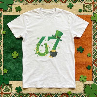 St Patricks Day Graphic T Shirts Unisex Lucky Irish Green Cotton Casual Funny Festival Adult Party Tee Festival Shortsleev