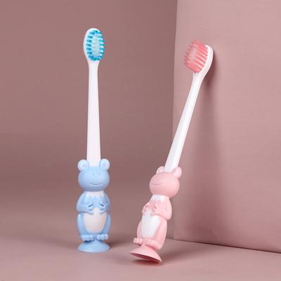 Brosse à dents réutilisable sans BPA pour enfants, cadeau pour enfants, formation manuelle, brosse à dents grenouille pour enfants