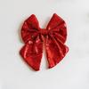 Large Sparkling Glitter Christmas Bow Cartoon DIY Christmas Tree Bowknot Ornaments Rustic Exquisite Merry Christmas Decorations