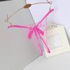Open Thongs for Women Crotchless Embroidery G String Tanga Lace Briefs Transparent Sexy Lingerie