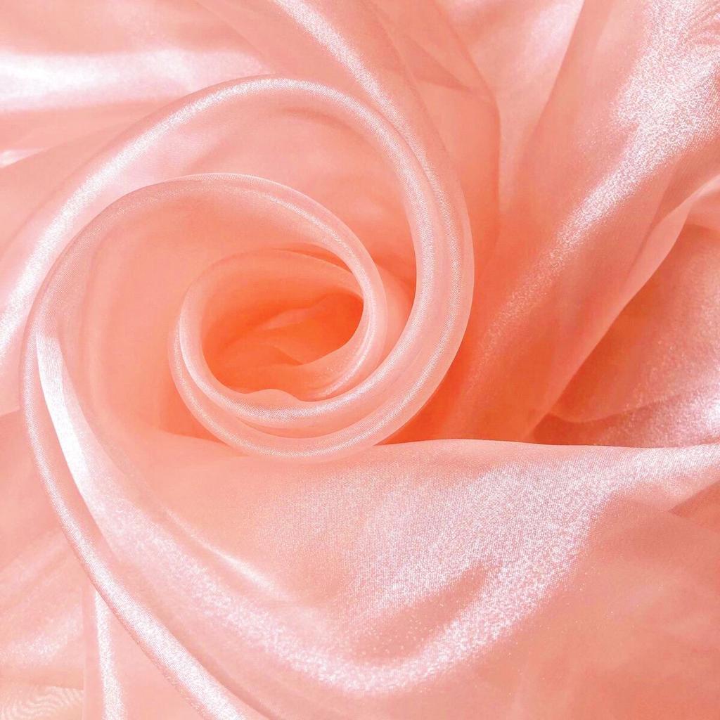 DIY Christmas Tree Bow Decoration Transparent Pearlescent Slightly Hard Organza Fabric Wedding Floral Wedding Dress Gowns Fabric
