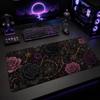 The Game Table Mat Features An Original Gothic Rose Flower Pattern In A Simple Style Suitable For Gamers Office Users Families
