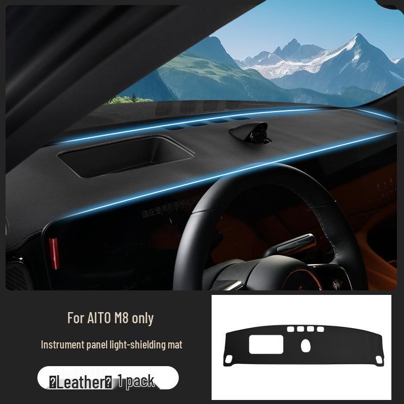 AITO Wenjie M8 Central Dashboard Sunshade - Anti-Sun Protection Pad for Interior Console Wenjie M8