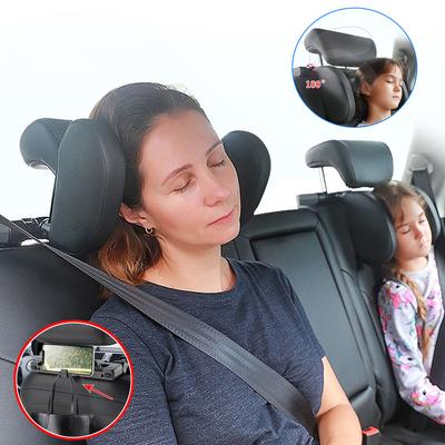 Autosedačka Polštář opěrka hlavy Nastavitelná opěrka hlavy Polštář Interiér auta Polštář ve tvaru U Cestovní polštář na spaní pro děti