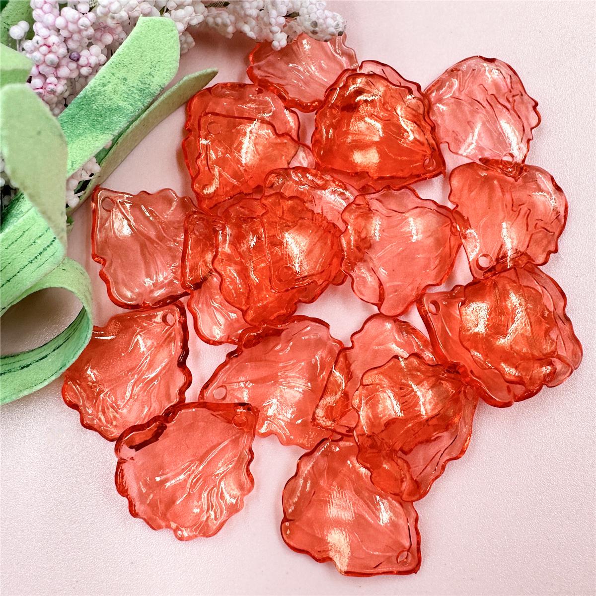 

Головной убор Кристалл Листья DIY Прозрачные бусины Материал для украшений Бусины 50 шт. Шпилька DIY Ручная работа 20,2*23,3 мм Аксессуары красный