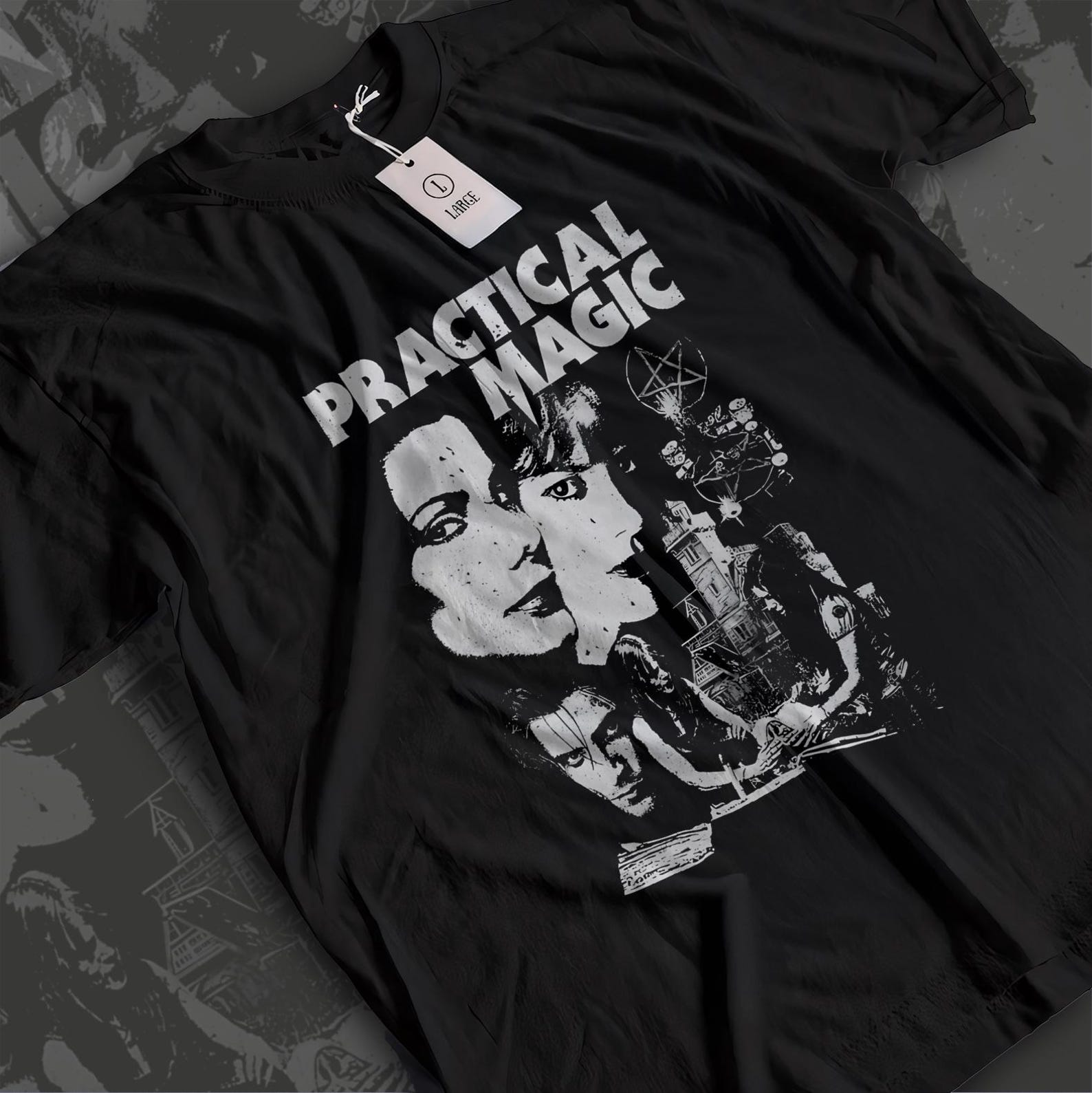 Practical Magic T-Shirt - Owens Sisters Witchy Graphic Tee - Sandra Bullock & Nicole Kidman 90s Film Shirt - Unisex S to 5XL S