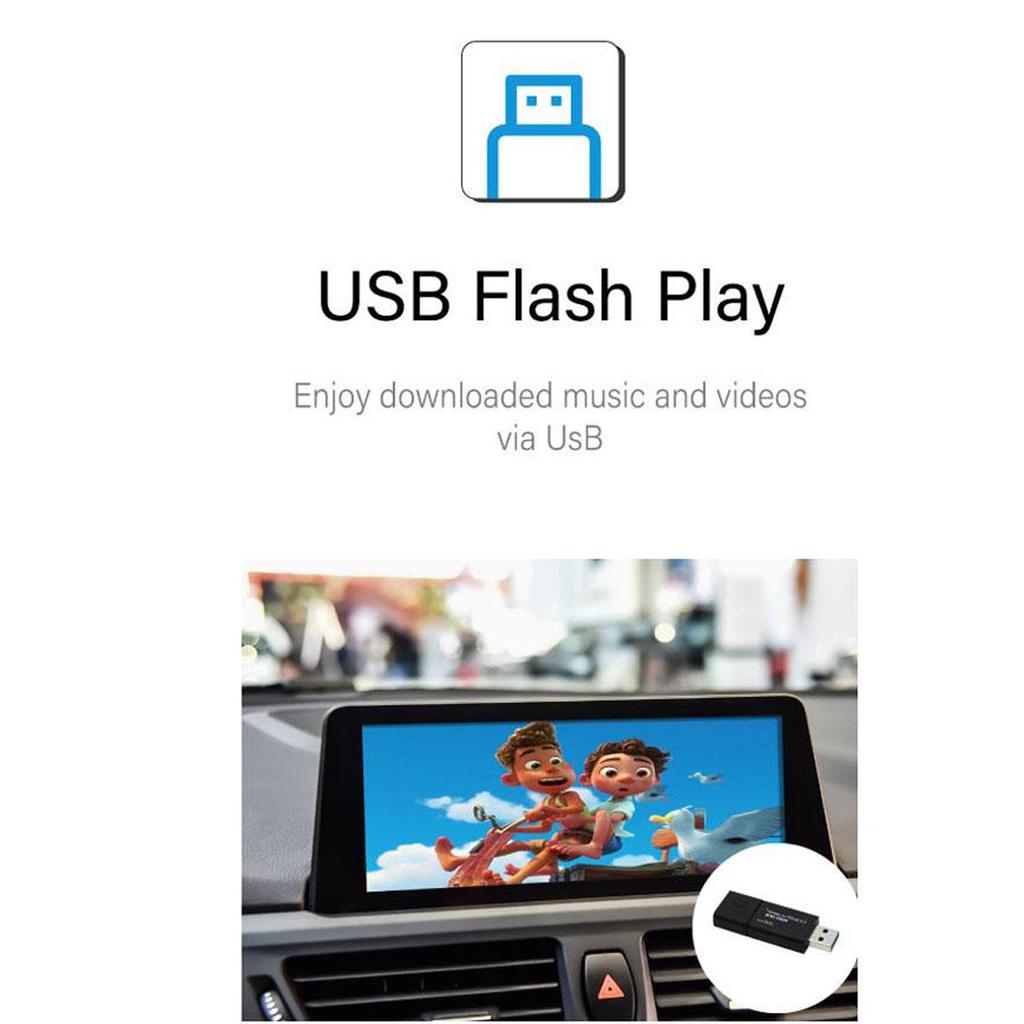 Sinairyu Wireless CarPlay Android Auto Retrofit Kit Mirror-Link Compatible For BMW 1-7Series X1 X3 X5 X6 w/NBT System