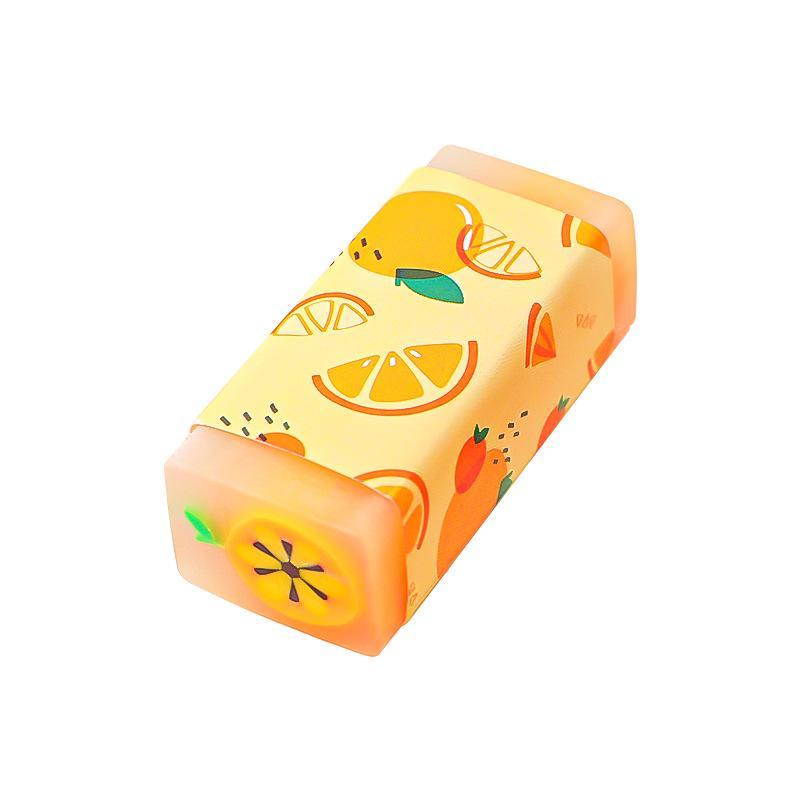 Cute Fruit Jelly Pencil Erasers Non-Toxic Soft Fun Animal Food Shaped Erasers for Kids Student School Stationery Gift