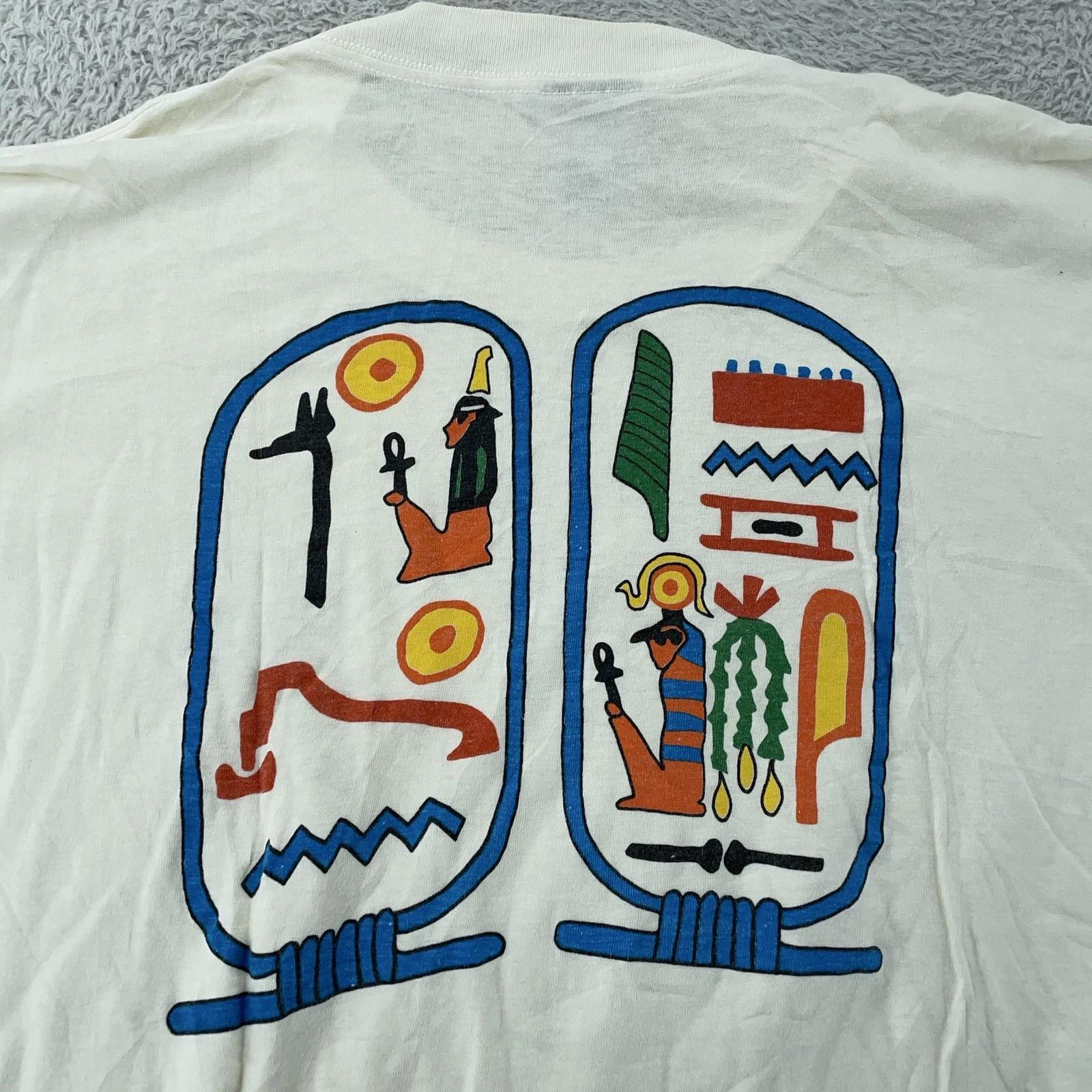 

Vintage Ramesses the Great Boston Museum of Science T-Shirt Mens L Egyptian 90s M