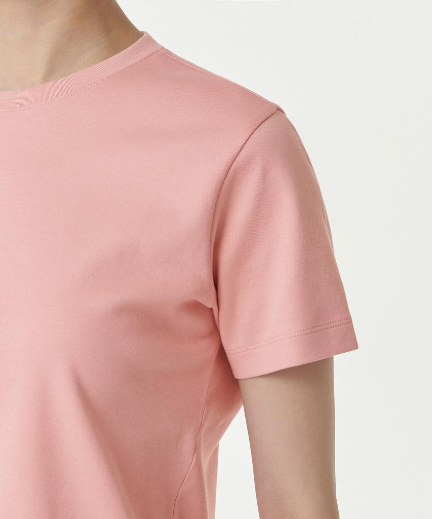 MUSINSA STANDARD WOMAN Women'S Basic Crew Neck T-Shirt [Blush Pink]