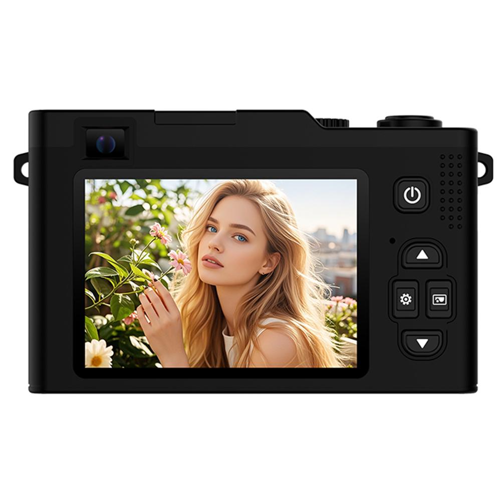 

H03 2.4 Inch HD Digital Camera 15X Zoom Dual Lens Video Recorder Retro CCD with WiFi Transfer Pink