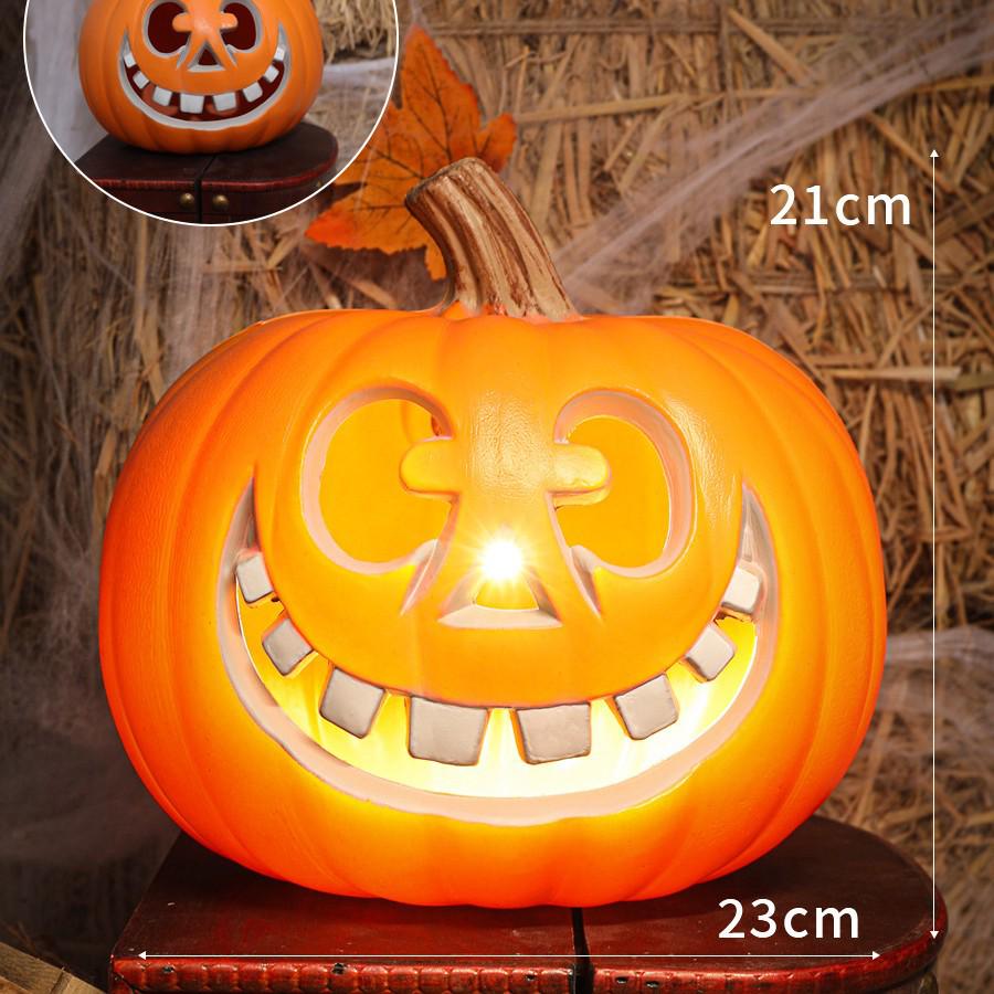 Luminous Large Halloween Pumpkin Lantern: Outdoor Decoration & Shopping Mall Display Props