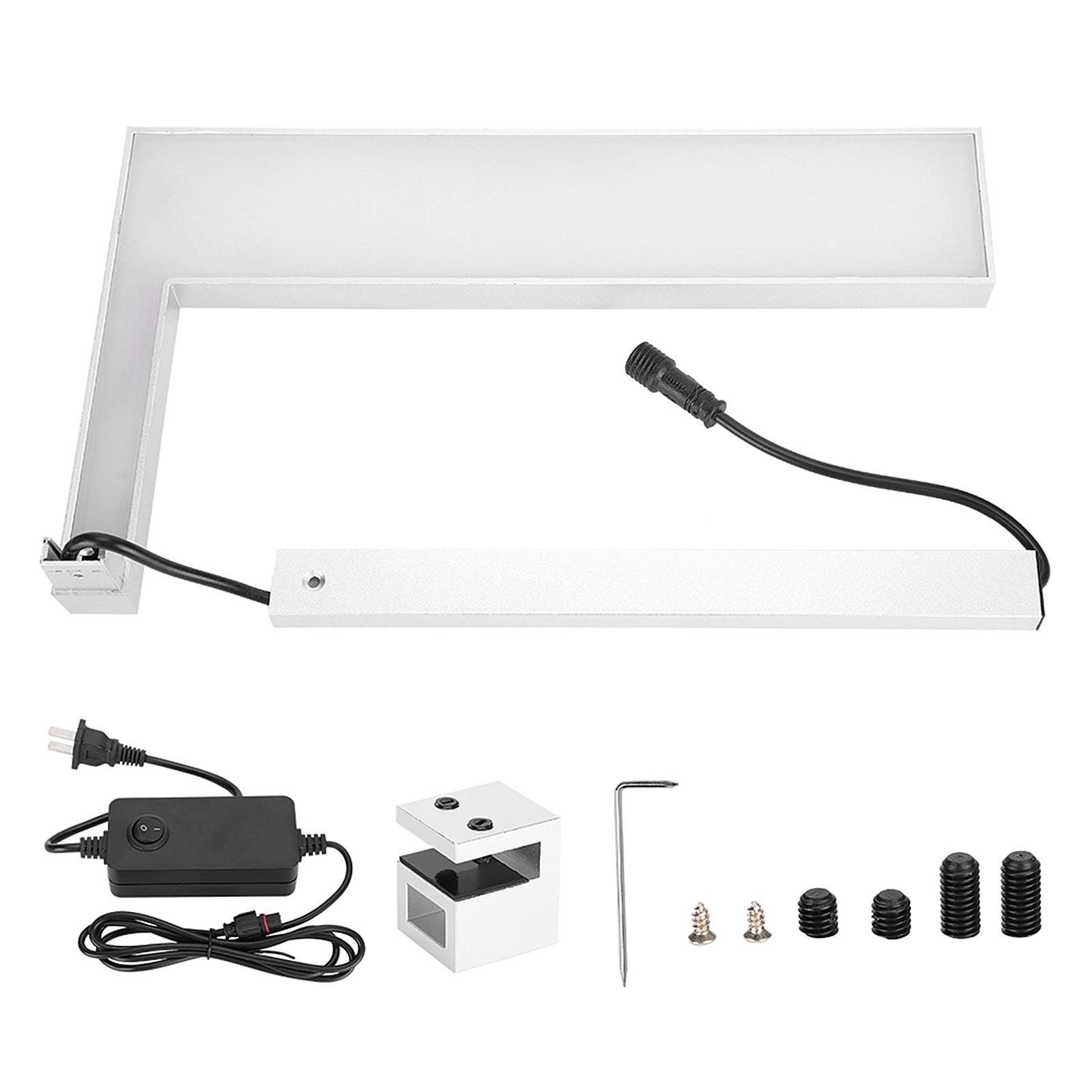 

Светодиодный светильник полного спектра для аквариумов, яркий светильник для растений, вилка стандарта США, 85‑264 В, серебристо-белый переключатель