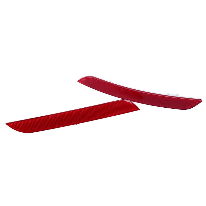 Car Red Rear Bumper Reflective Strip Sticker Cover Decoration For BMW 5 Series F10 F18 Sedan 2010-2013 Pre-facelift Accessories