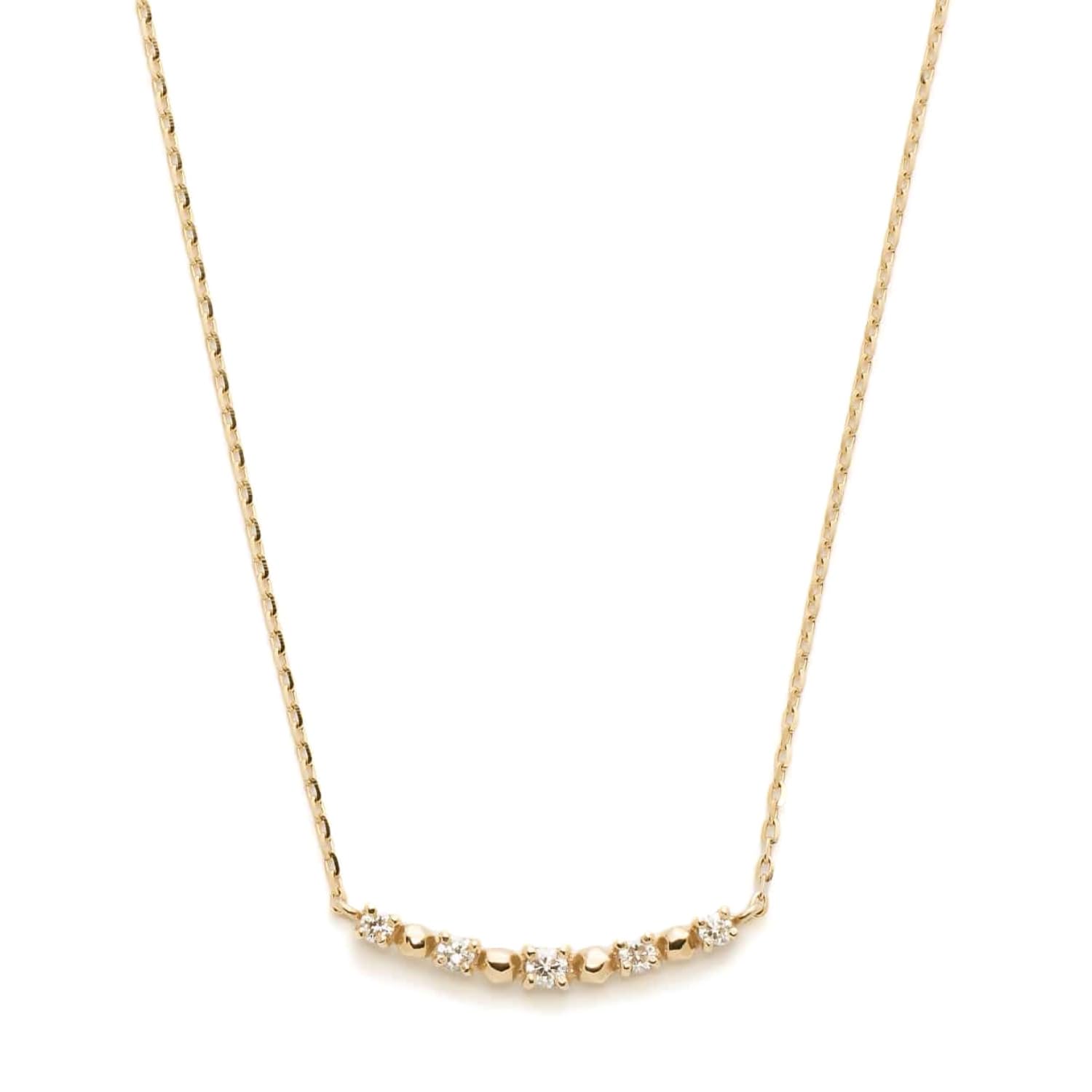 

K10 diamond necklace 3023411607100999 [Noges]