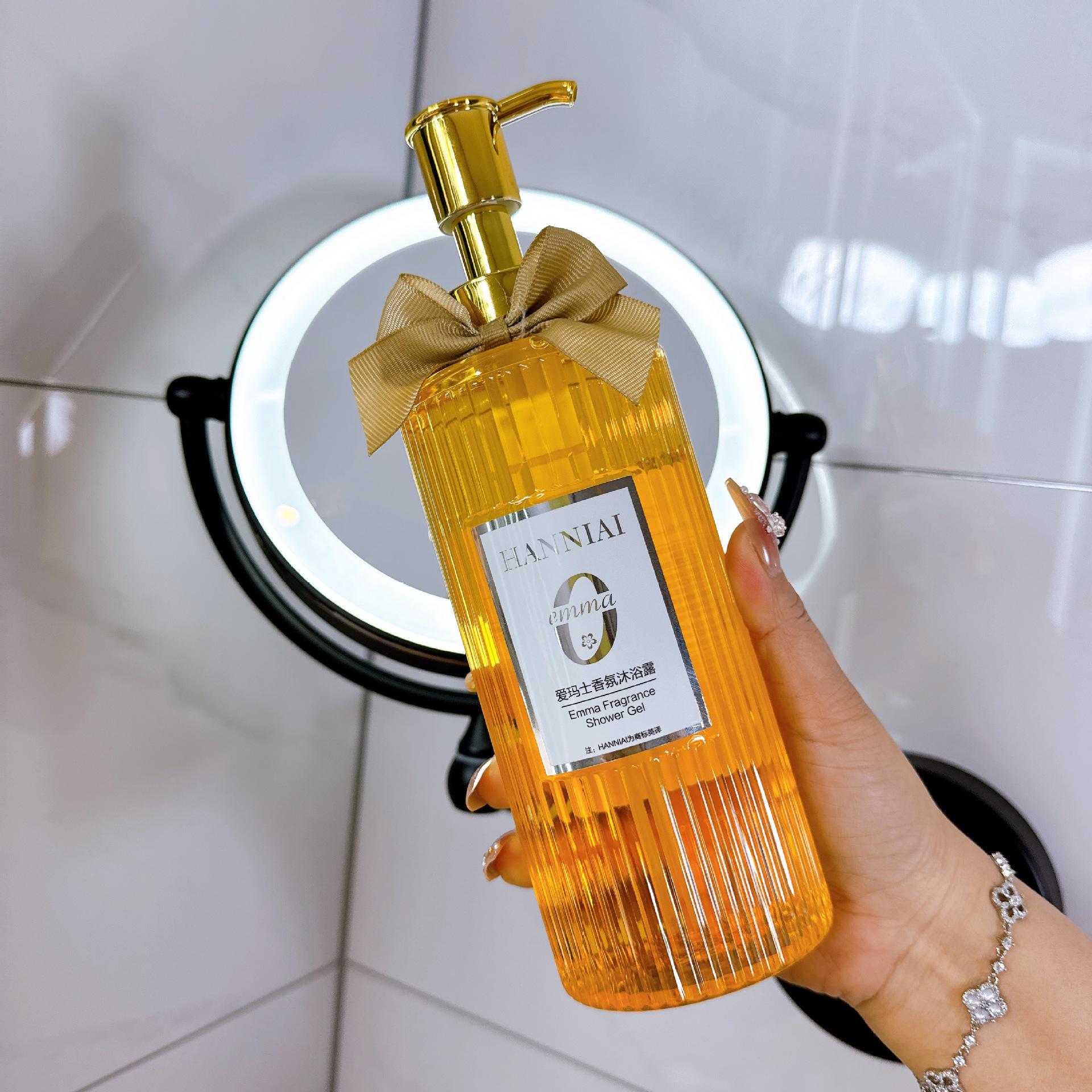 Hanniai Hermès Unisex Scented Shower Gel - Deep Cleansing, Moisturizing, Long-Lasting Fragrance 750ml