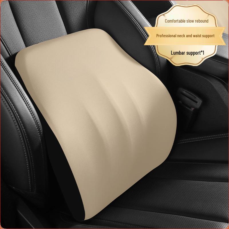 Premium Car Headrest & Lumbar Support Neck Pillow for Driver