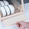 1 Set Dish Drainer Double Layer Detachable High Capacity Save Space Multifunctional Storage Rack Dish Drainer Sink for Dining Room