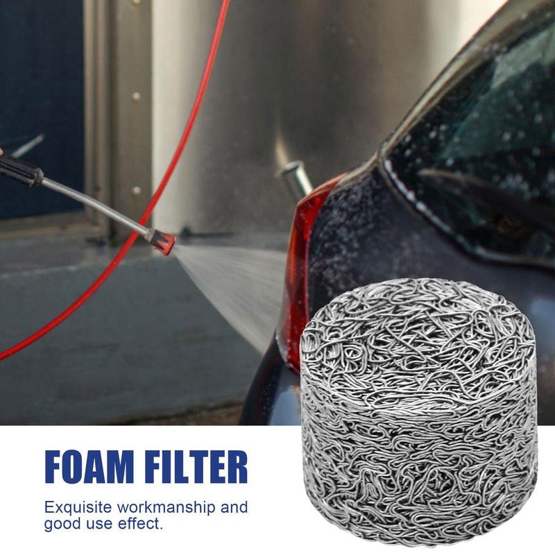 2.7/3.7/5g Steel Foam Cannon Orifice Nozzle Tips and Foam Maker Mesh Filter for High Pressure Washer Snow Foam Lance Parts