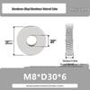 Aluminum Alloy Hand-Tightened Knurled Nut Adjustment Lock Gauge M3-M8