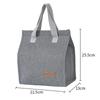Durable Oxford Insulated Lunch Bag With Leakproof Thermal Lining Handle For Office School Picnic Travel