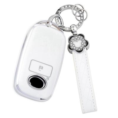 Nacalikeey Cute Smart Key Case Sakura Key Cover Key Holder Dustproof Stylish Key Case