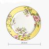 8 Inch Dinner Plate Ceramic British Style Afternoon Tea Dessert Plate Steak Spaghetti Plate Creative Bone China Flat Plate