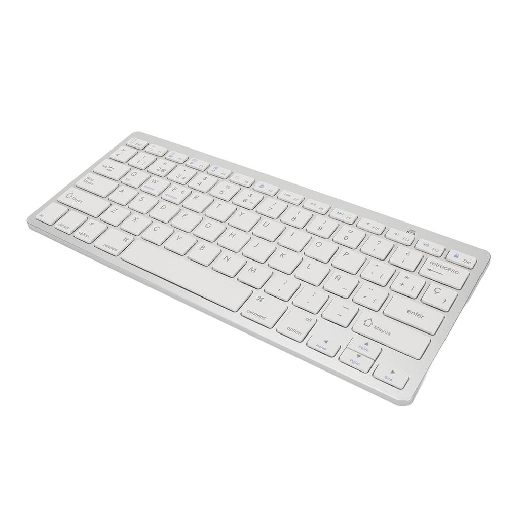 Mini Wireless Keyboard Spanish Language Ultra Slim Scissor Mechanism Portable Keyboard for Phone